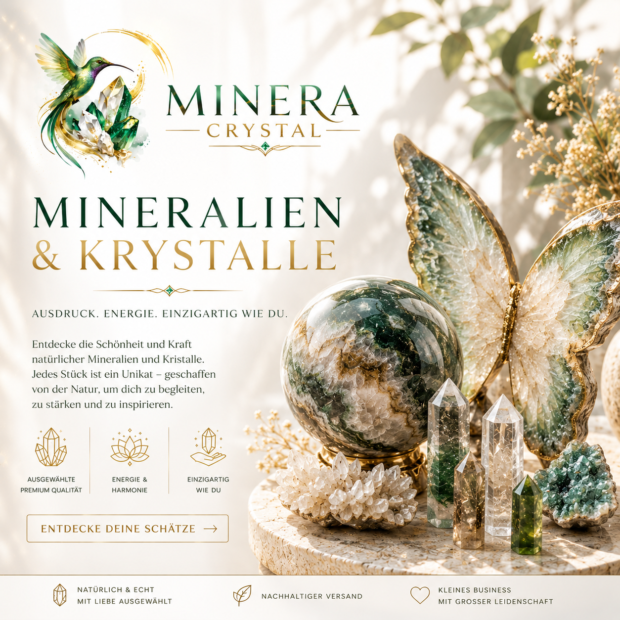 Kristalle &  Mineralien