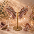 Traumamethyst Schmetterlingsflügel mit Ständer