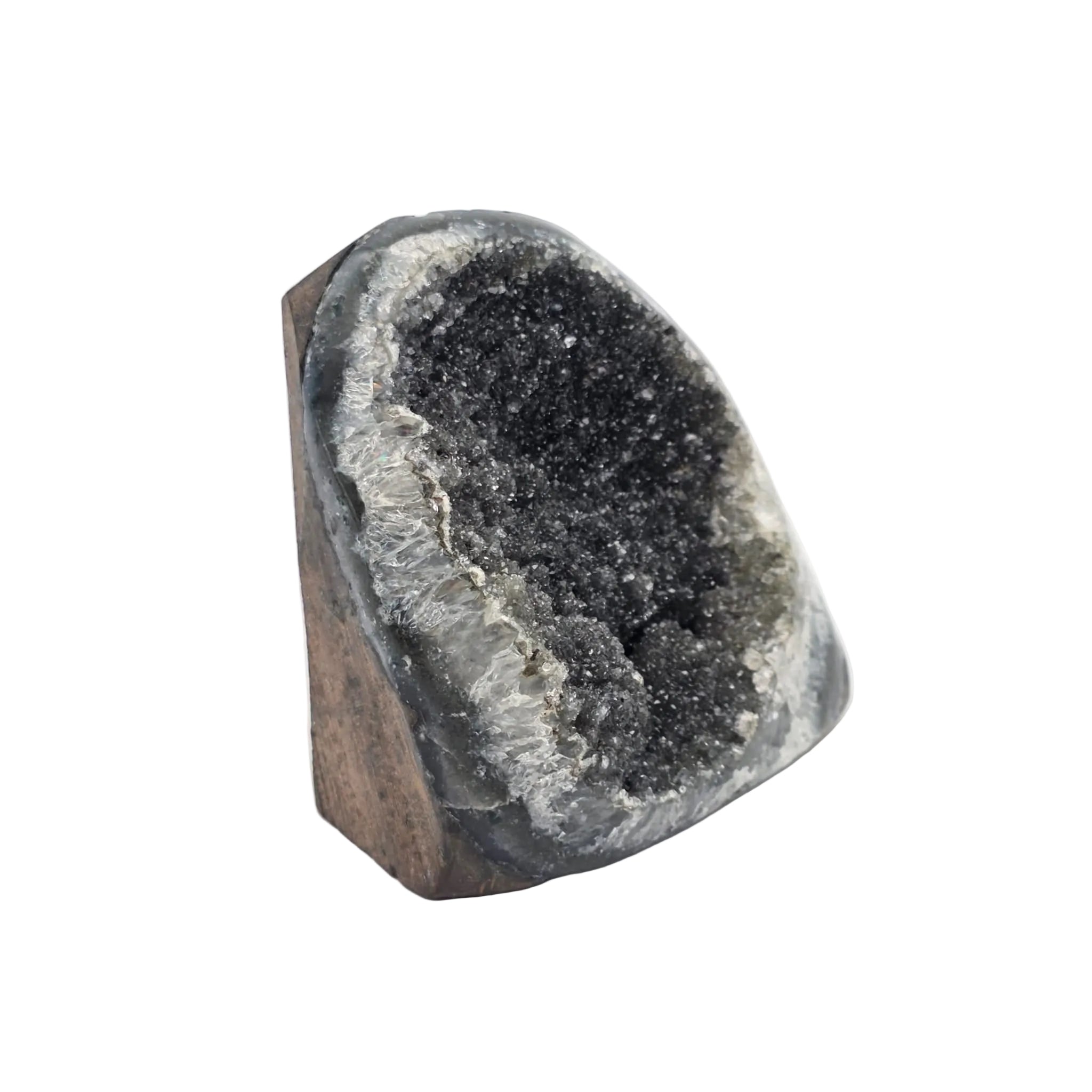 Schwarze Amethyst-Druse