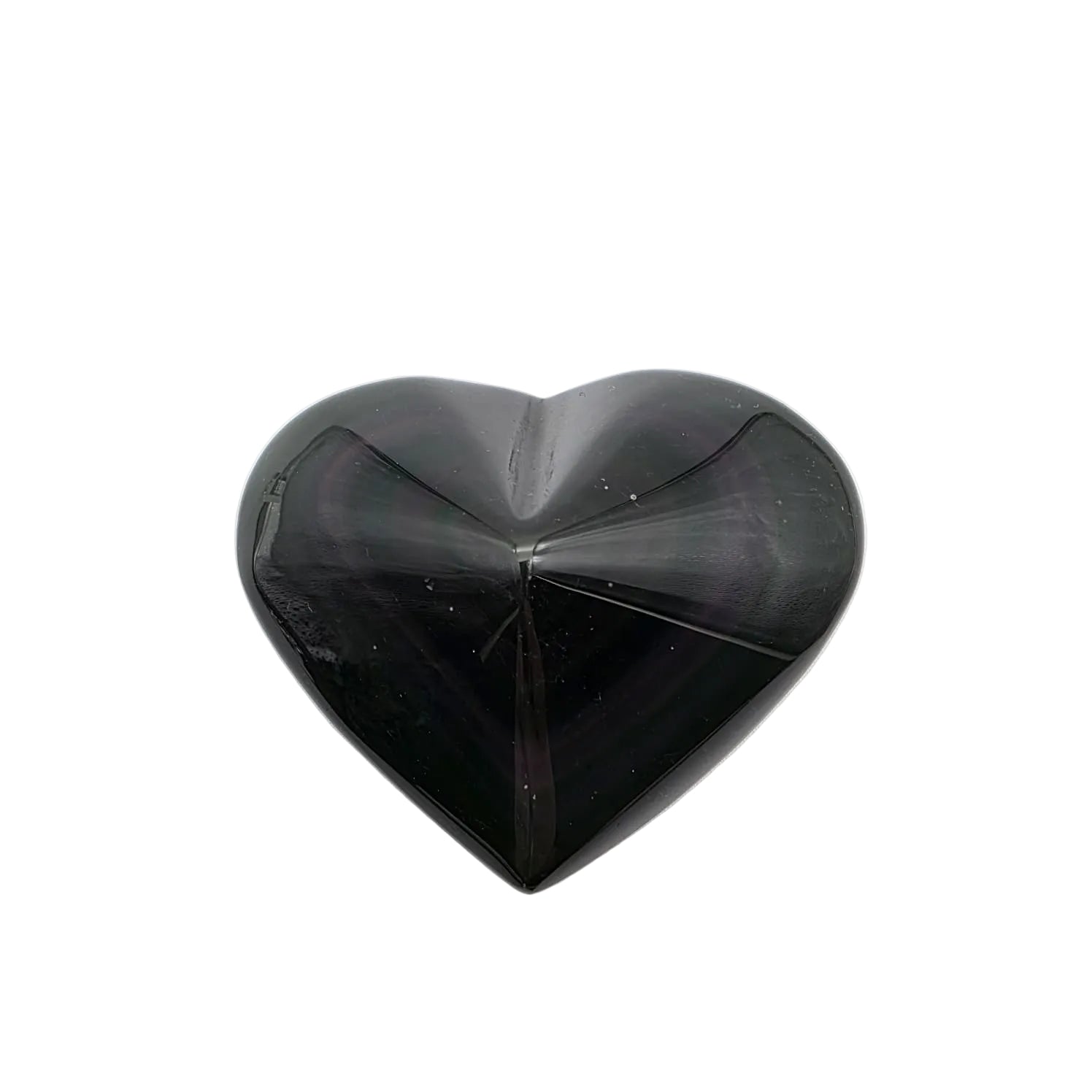 Regenbogen-Obsidian Herz