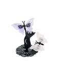 Katzen-Kristallständer mit Schmetterlingen (2 Varianten)