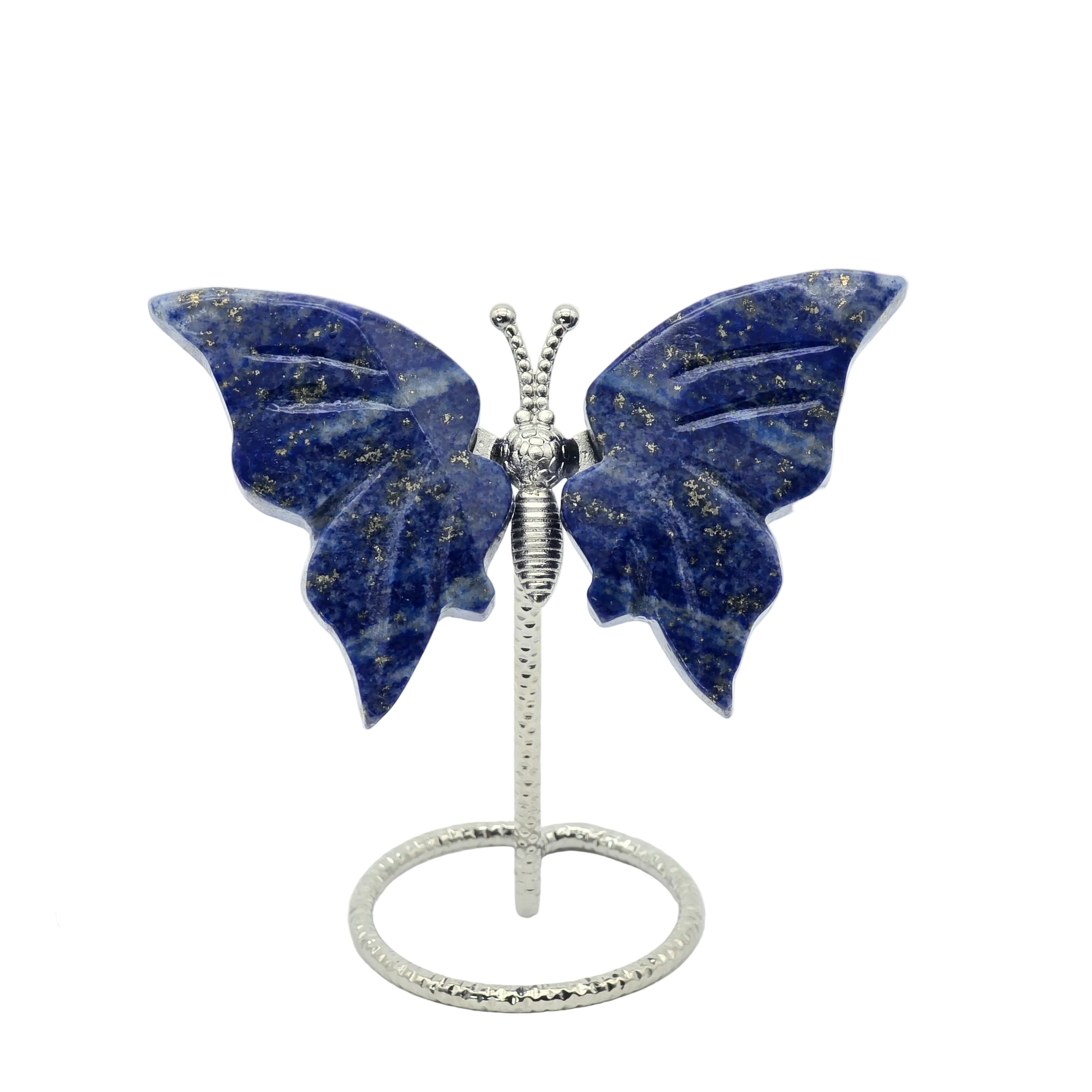 Mini Lapis Lazuli / Rosa Opal Schmetterlingsflügel