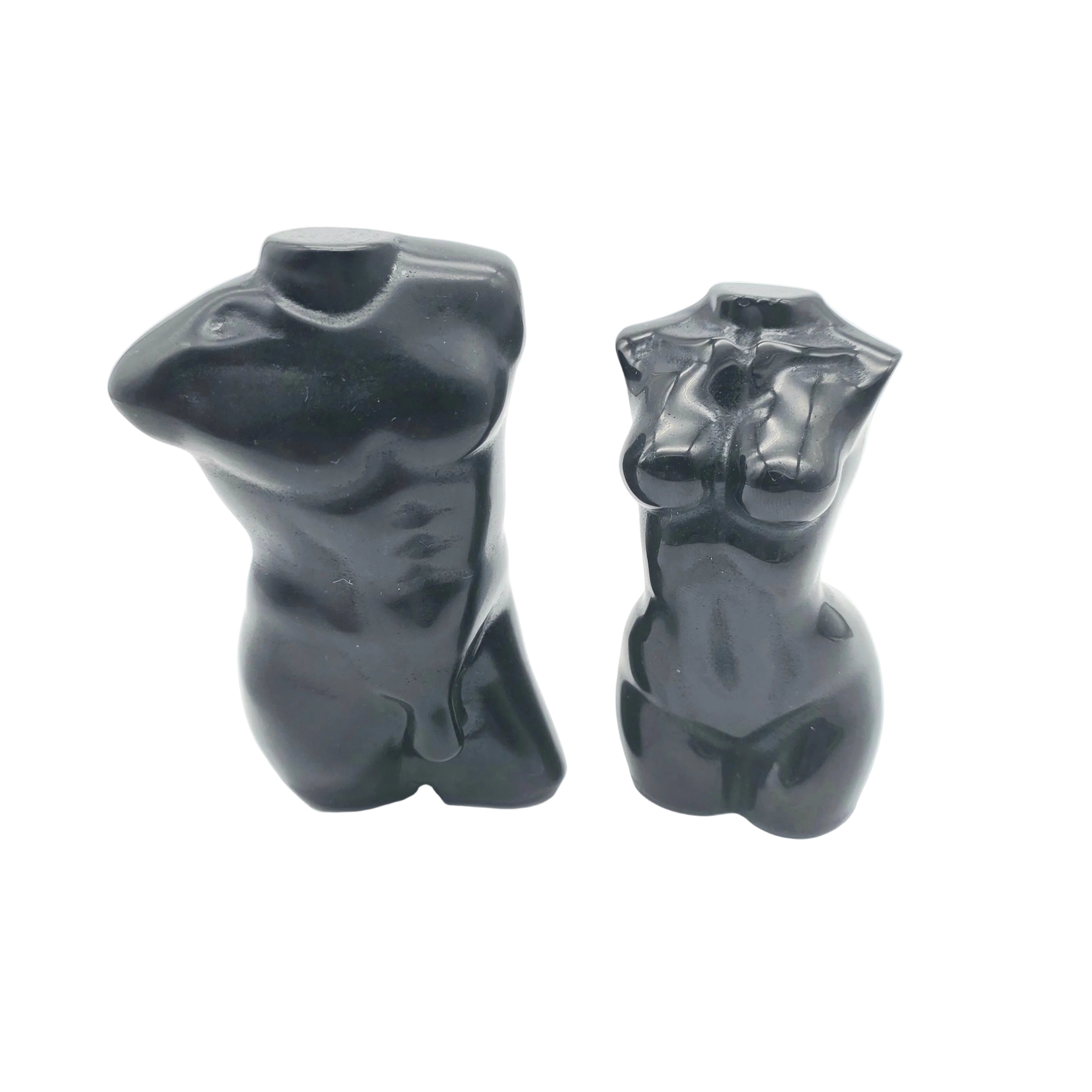 Obsidian Paarfigur – Frau & Mann