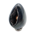 Schwarze Achat-Ei-Geode – in zwei Ausführungen