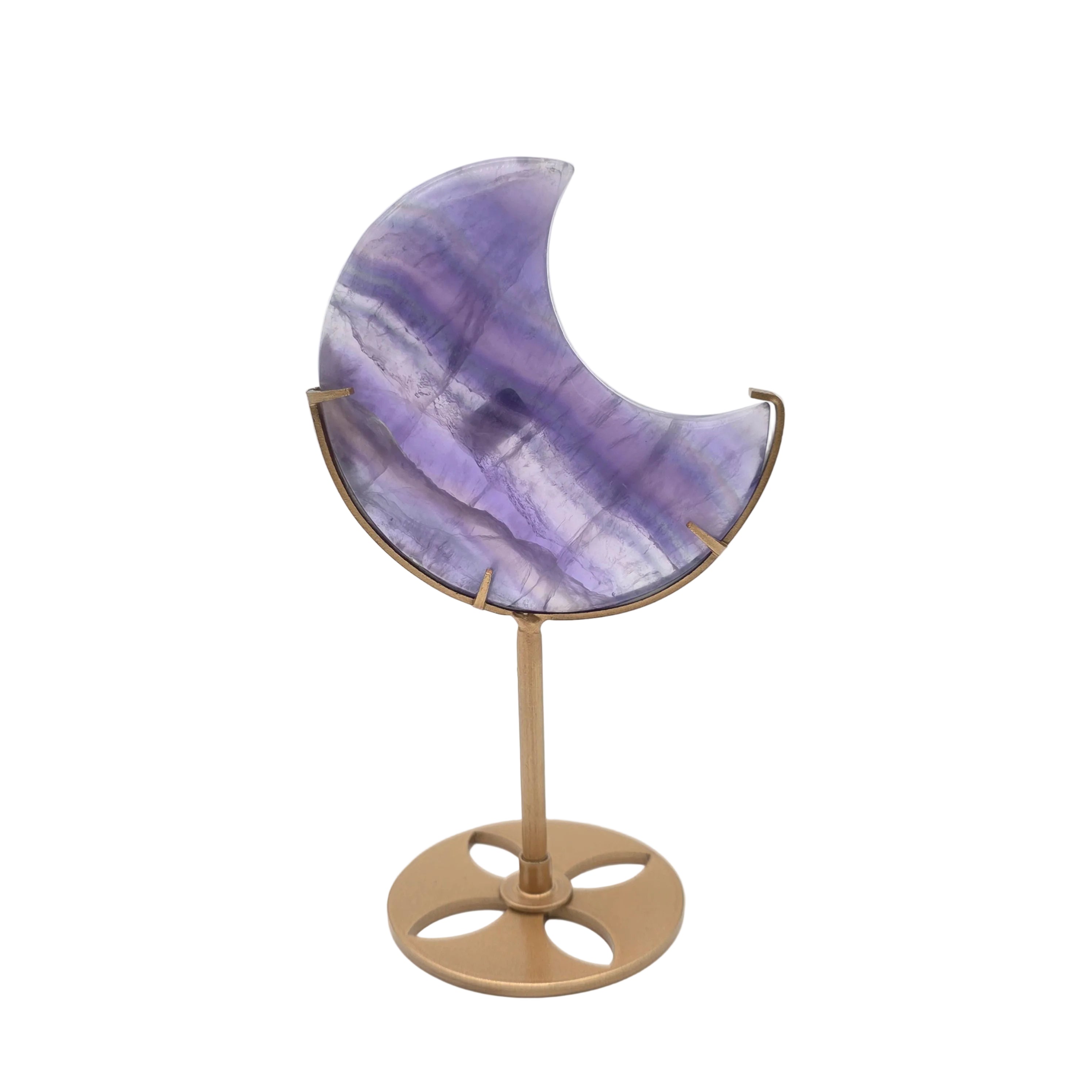 Fluorit Mond mit Ständer