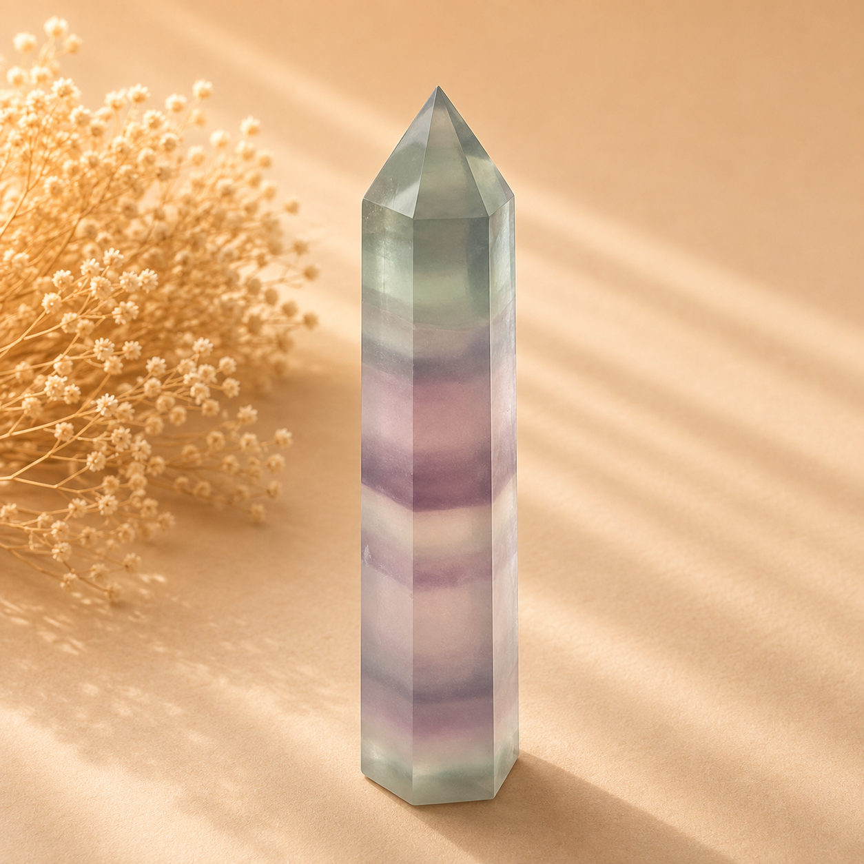 Lavendel Fluorit Turm