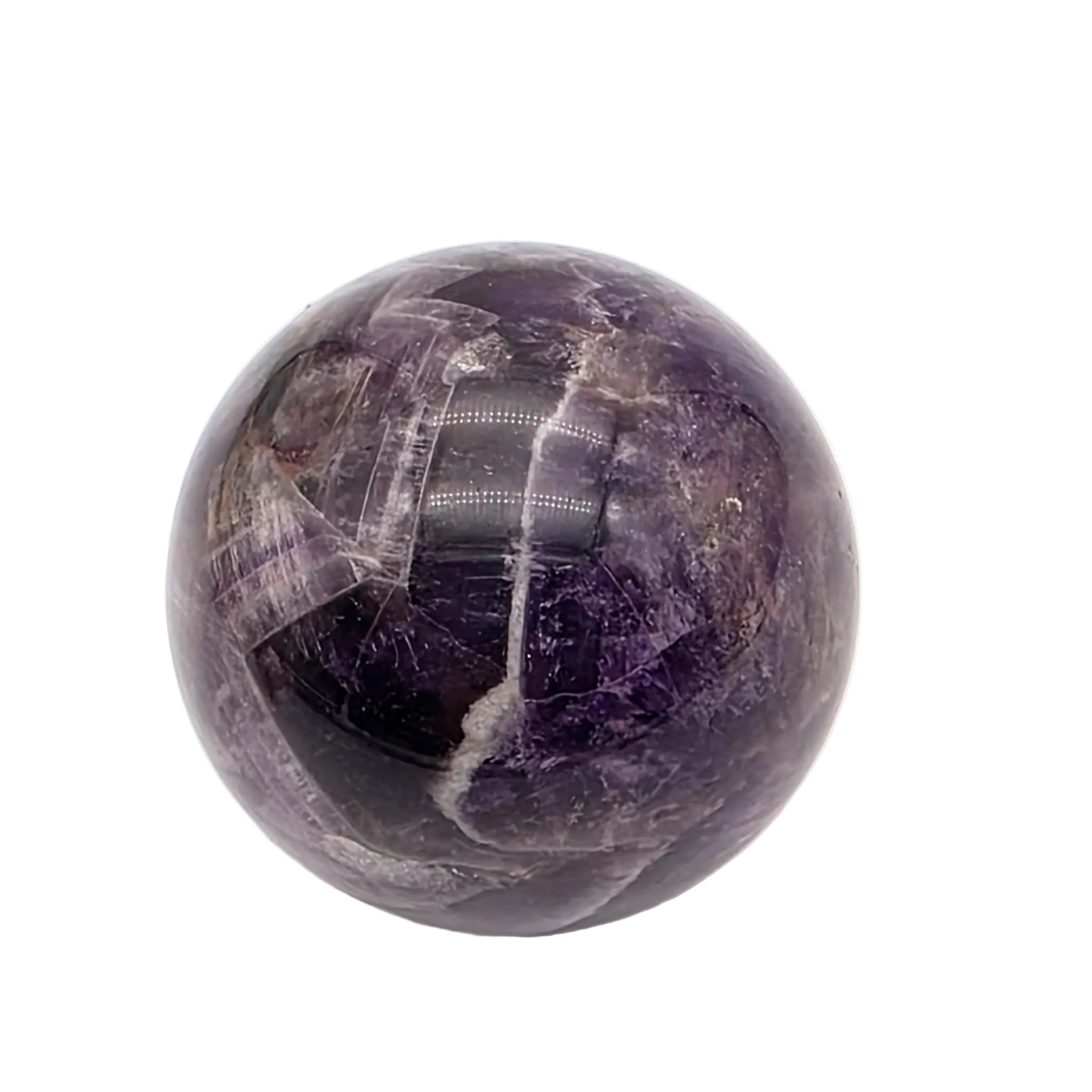 Chevron-Amethyst-Kugel