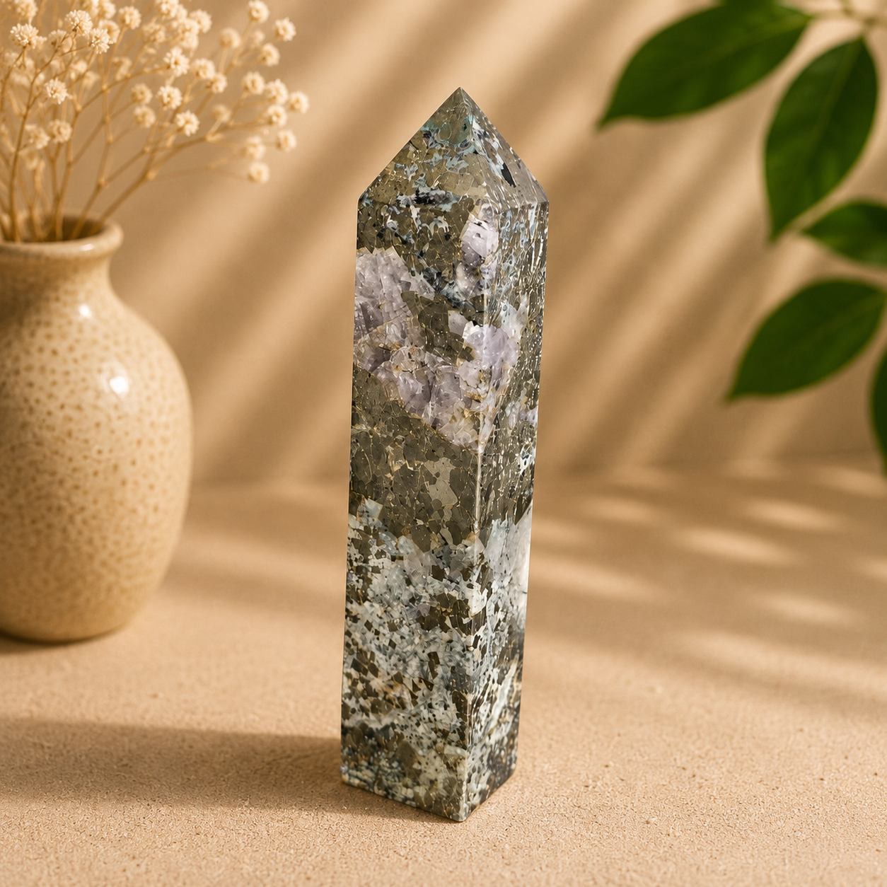 Pyrit Amethyst Turm