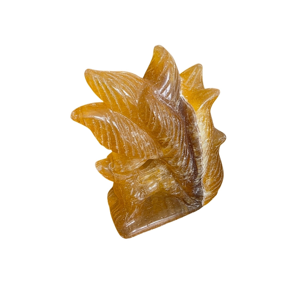 Gelber Fluorit Ninetailed Fox