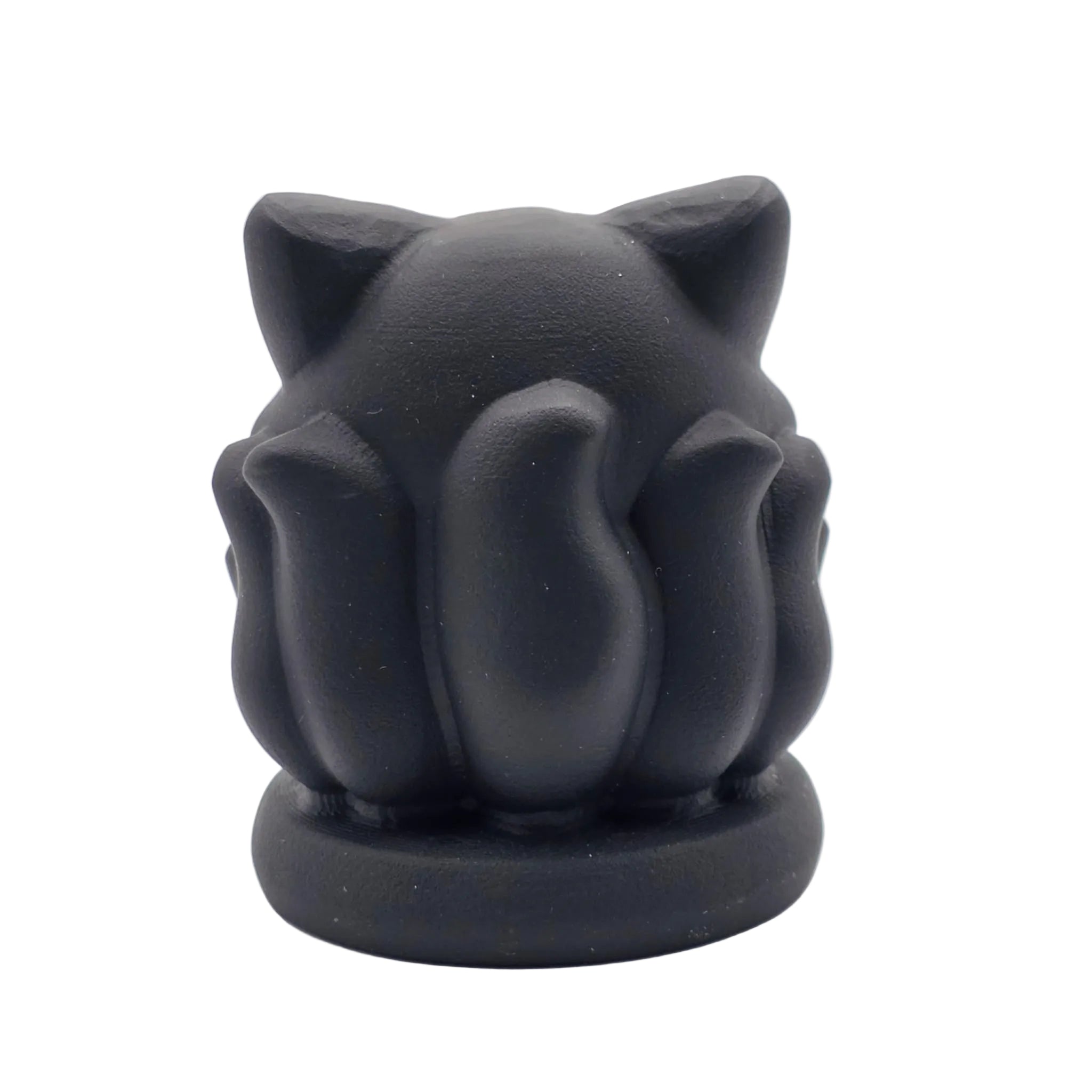 Obsidian Nine-Tailed Fox – Neunschwänziger Fuchs aus Naturstein