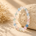 Morganit Armband mit natürlichen Edelsteinperlen
