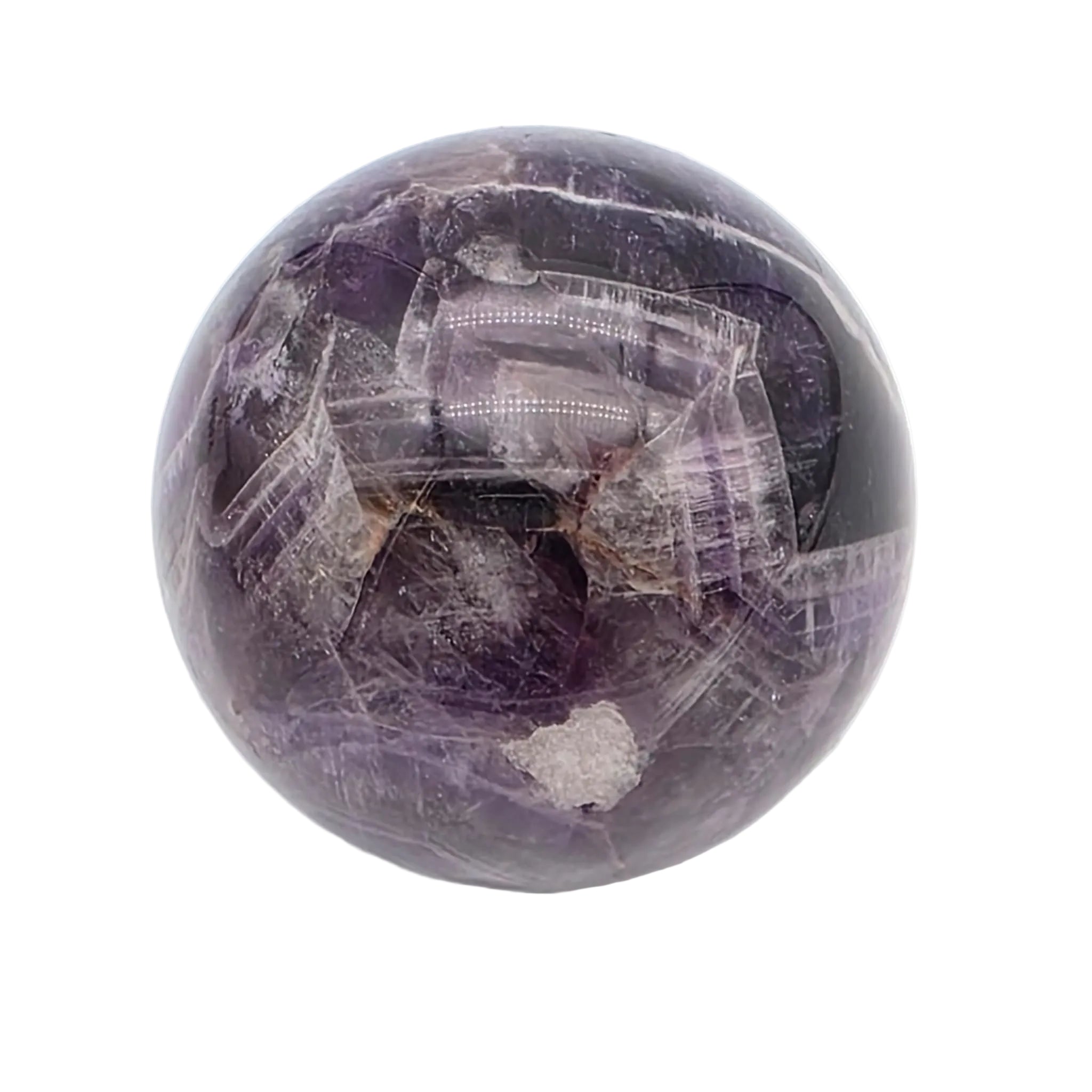 Chevron-Amethyst-Kugel