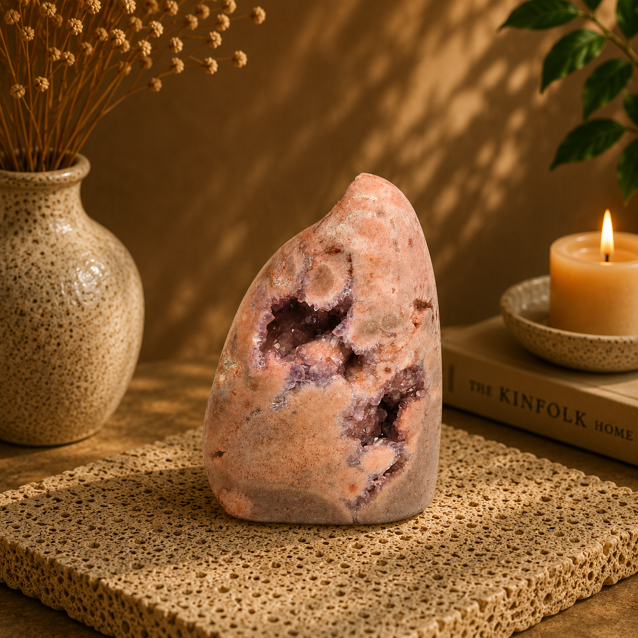 Pink Amethyst  Freiform