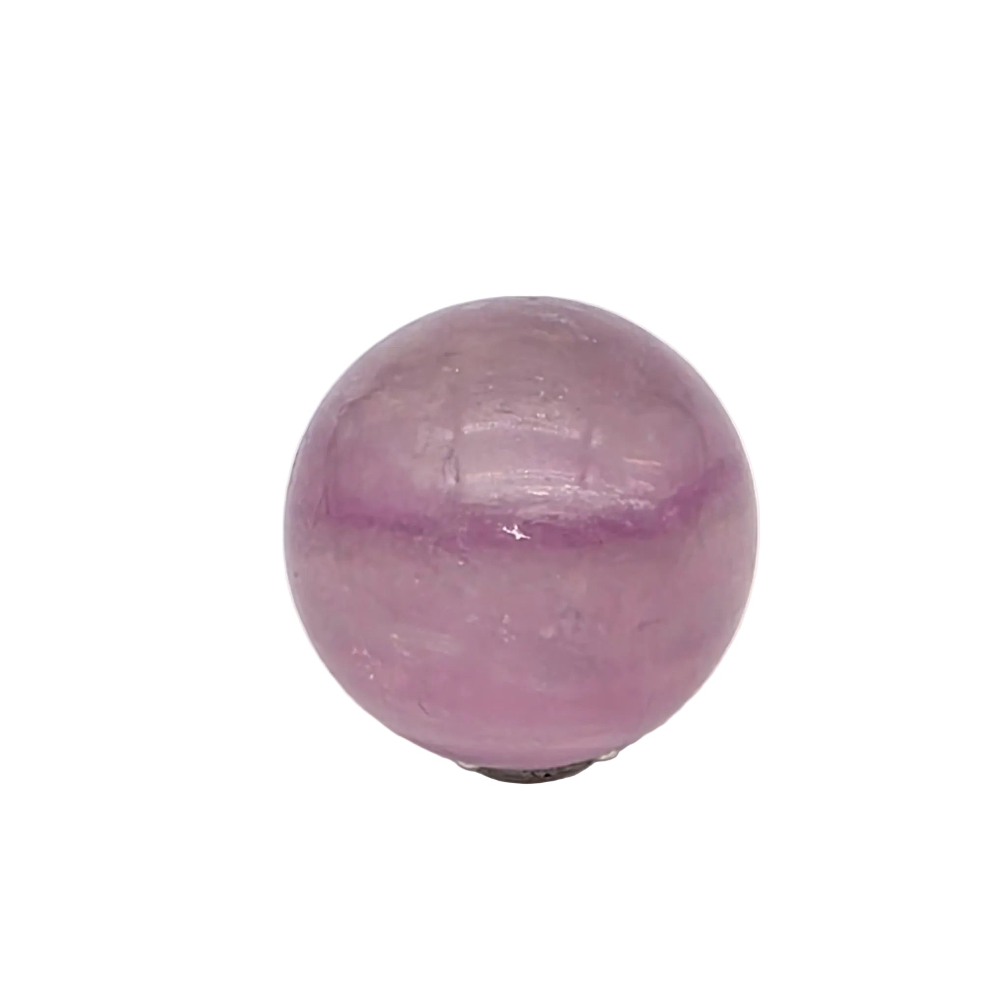 Rosa Fluorit-Kugel
