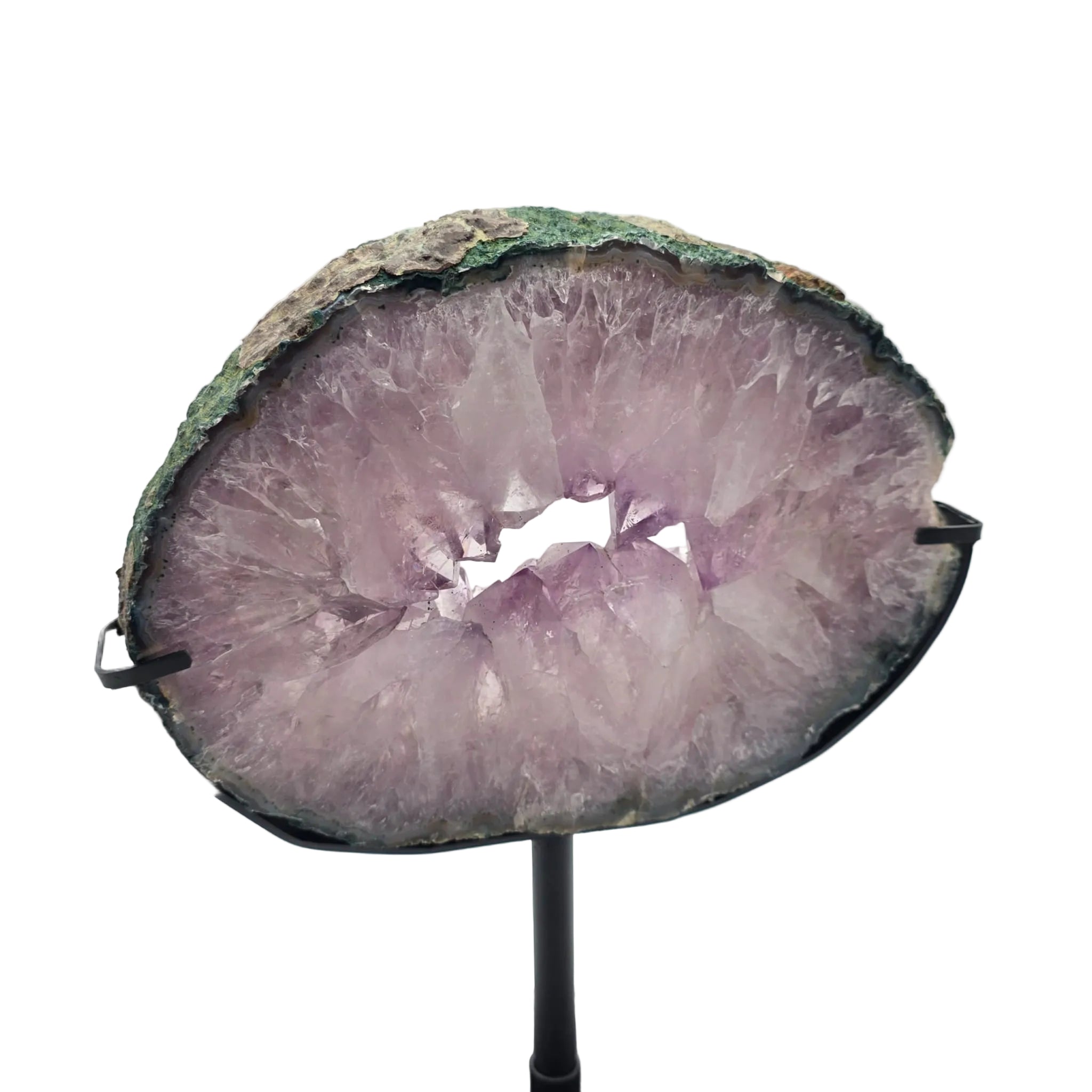 Amethyst-Scheibe mit Ständer
