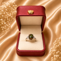 Opal Ring mit 925 Sterlingsilber Fassung