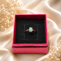 Opal Ring mit 925 Sterlingsilber Fassung