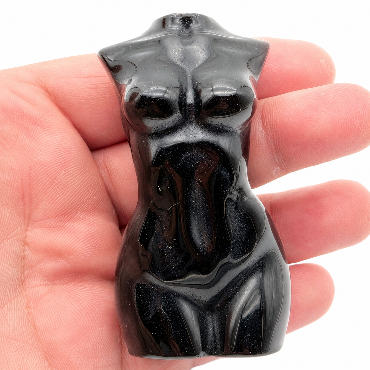 Obsidian Paarfigur – Frau & Mann