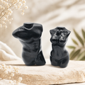 Obsidian Paarfigur – Frau & Mann