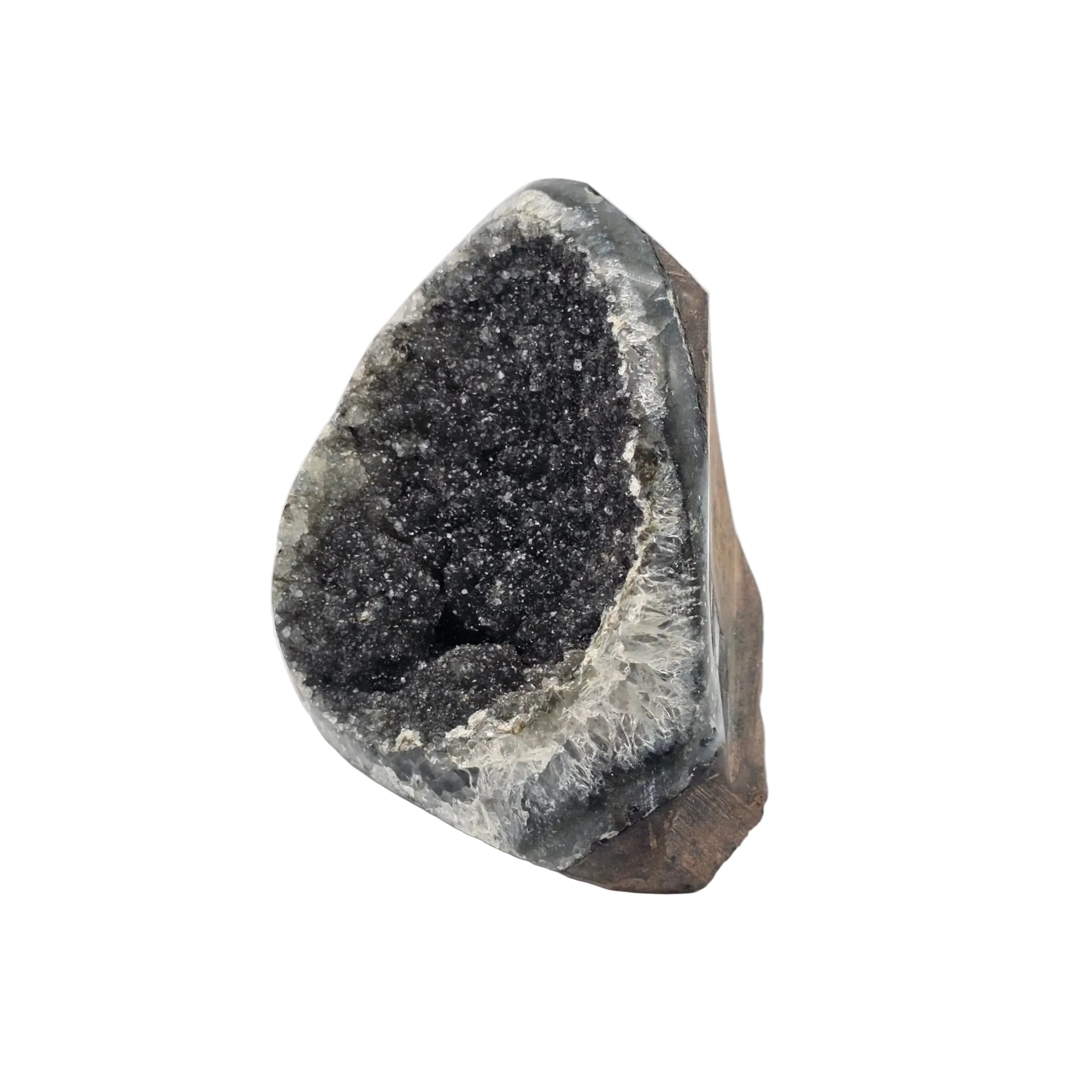 Schwarze Amethyst-Druse