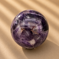 Chevron-Amethyst-Kugel