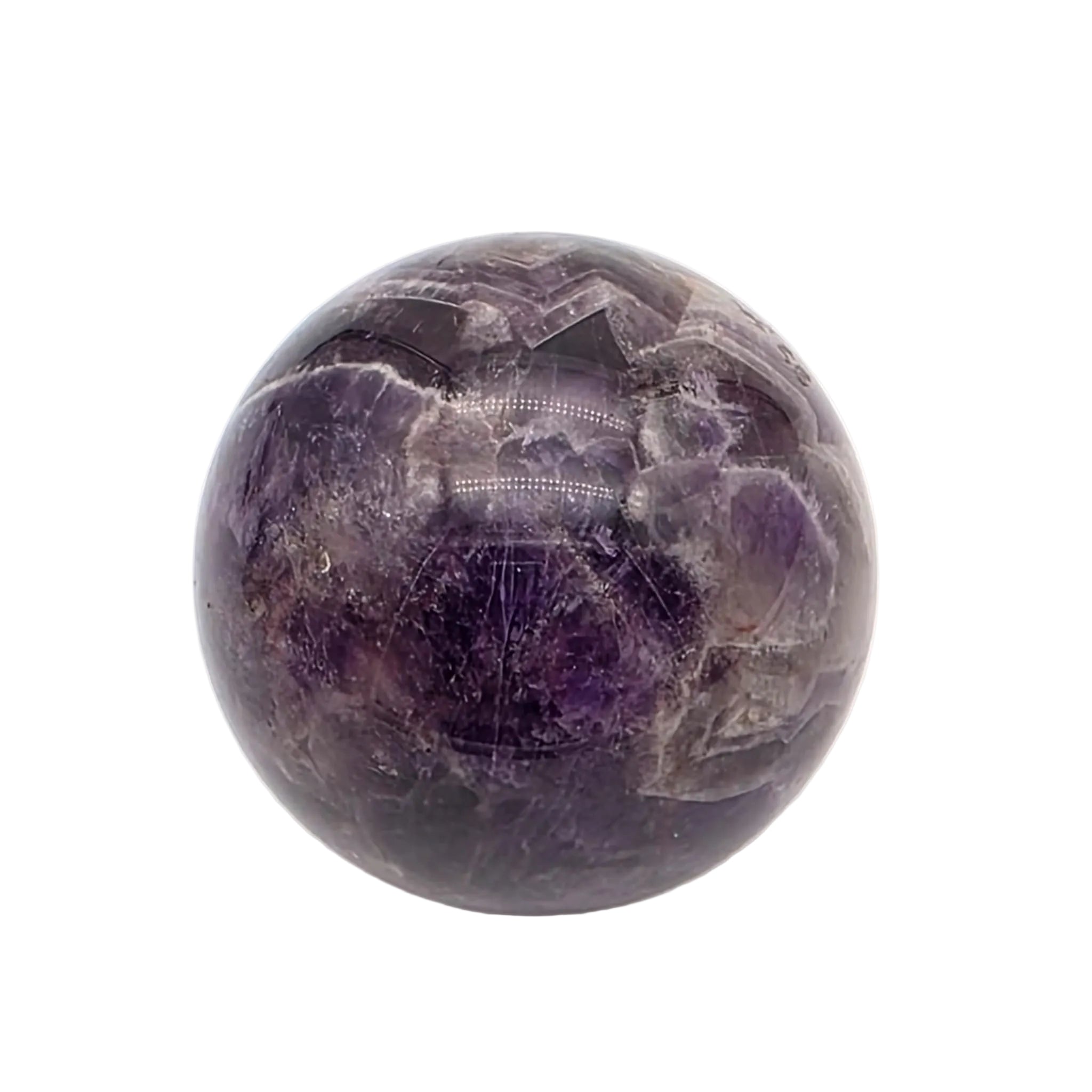 Chevron-Amethyst-Kugel