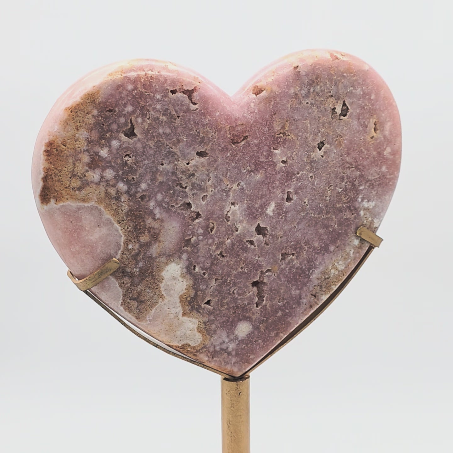 Pink Amethyst Herz